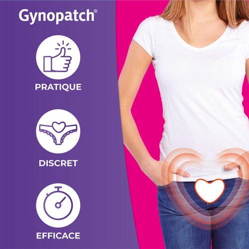 Gynopatch Soulage Règles Douloureuses 3 Patchs - Efficacité 8h
