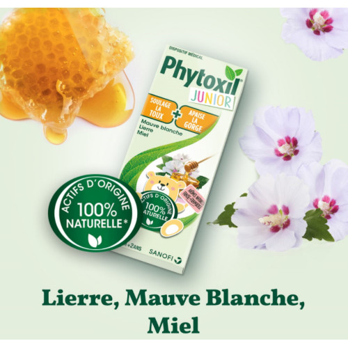 Phytoxil Junior 100ml SANOFI - Soulage Toux et Apaise Gorge