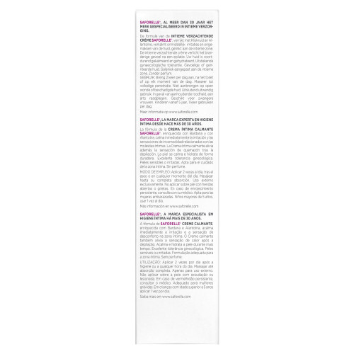 Saforelle Crème Apaisante Intime 100ml - Apaise et Hydrate