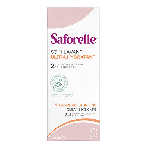 Saforelle Soin Lavant Ultra Hydratant 250ml - Apaise Sécheresse Intime