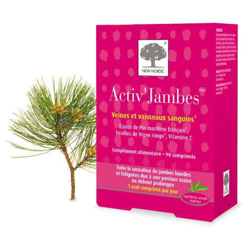 New Nordic Activ'Jambes 90 Comprimés - Soulage Jambes Lourdes