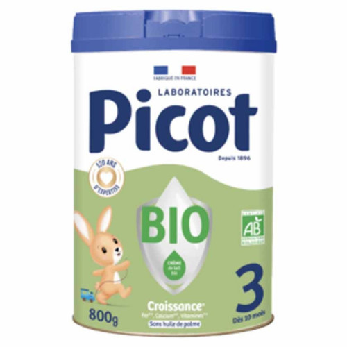 PICOT Lait Croissance Bio 800g - De 10 mois à 3 ans