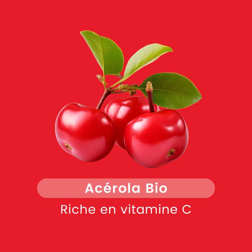 Santarome Acérola Bio 1000 20 Comprimés - Boost Immunité