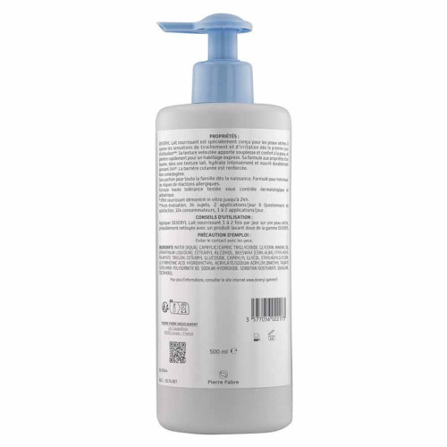 Pierre Fabre Dexeryl Essentiel 500ml - Soin riche peaux sèches