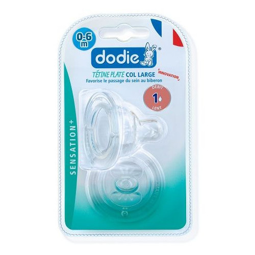 DODIE Tétines Sensation+ 0-6 Mois Débit Lent - 2 Unités