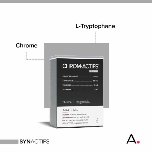 SynActifs Chromactifs 60 gélules - Glycémie et énergie normales