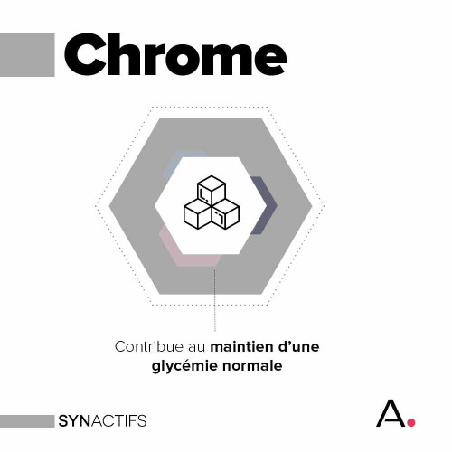 SynActifs Chromactifs 60 gélules - Glycémie et énergie normales