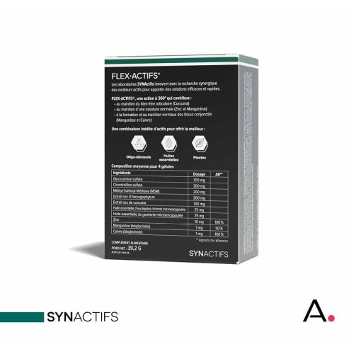 SynActif Flexactifs 60 gélules - Soulage douleurs