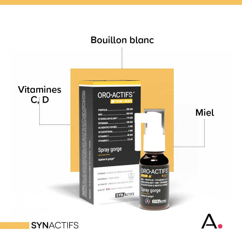 SynActifs OroActifs 15ml: Apaise et Protège la Gorge