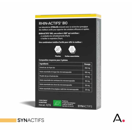 SynActifs RespiGreen 10 Gélules - Protection Hivernale
