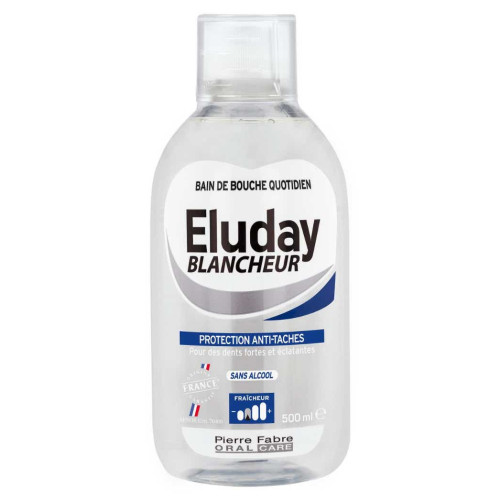 Pierre Fabre Eluday 500ml - Bain Bouche, Blancheur, Dents Sensibles