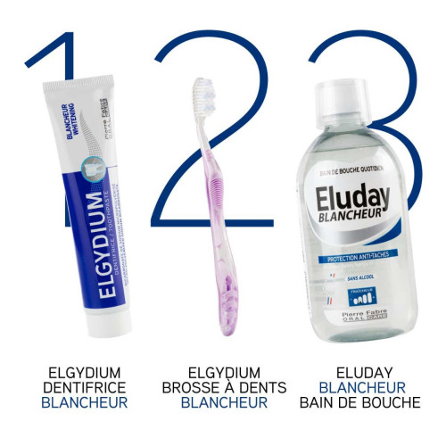 Pierre Fabre Eluday 500ml - Bain Bouche, Blancheur, Dents Sensibles