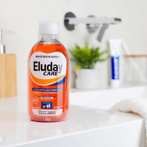 Pierre Fabre Eluday Care 500ml: Soin Anti-Plaque Quotidien