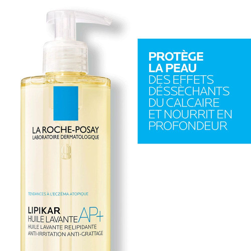 Lipikar Huile Lavante AP+ 400ml - Apaise Peaux Sèches et Eczéma