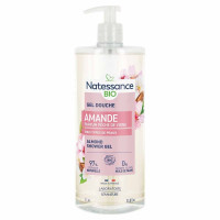 Gel Douche Amande Pêche de Vigne Natessance 1L - Douceur Végétale