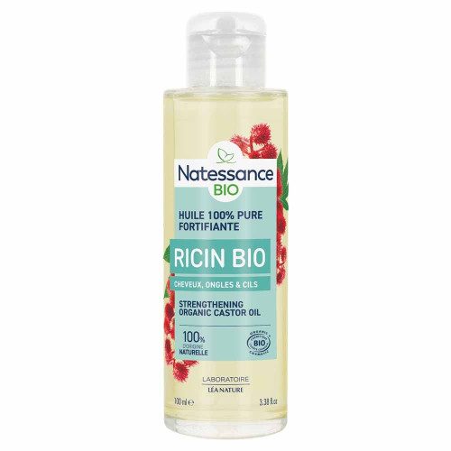 Huile Ricin Bio Natessance 100ml - Soin Capillaire Nourrissant