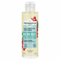 Huile Ricin Bio Natessance 100ml - Soin Capillaire Nourrissant