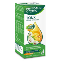 Phytosun Arôms Sirop Toux 120ml - Soulage Toux Sèche et Grasse