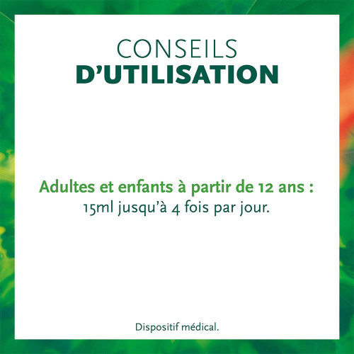 Phytosun Arôms Sirop Toux 120ml - Soulage Toux Sèche et Grasse