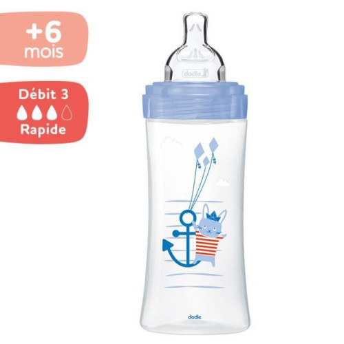 Dodie Biberon Marin 330ml - Passage Au Sein Facilité