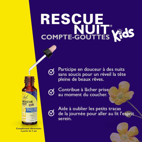 FAMADEM Rescue Kids Nuit 10ml - Sommeil paisible pour enfants