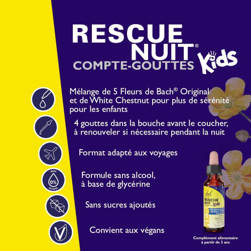FAMADEM Rescue Kids Nuit 10ml - Sommeil paisible pour enfants