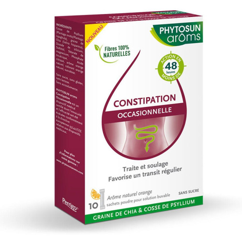 PhytoSun Arôms Constipation 10 Sachets - Soulagement Naturel