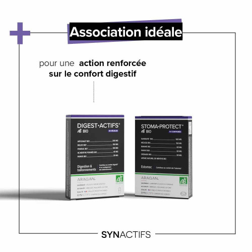 Synactifs Stoma Protect Bio 14 Comprimés - Soin Estomac Naturel