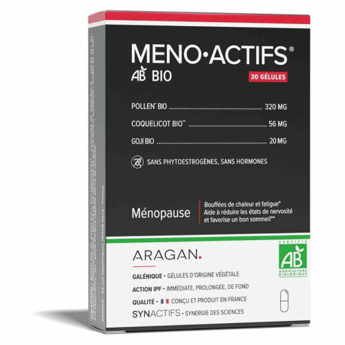 Synactifs Meno Actifs Bio: 30 Gélules Anti-Bouffées de Chaleur
