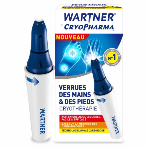 Cryopharma Wartner Classic 14ml - Elimine Verrues Mains Pieds