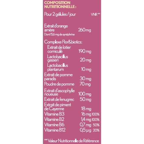 Oenobiol Microbio Slim 60 Gélules - Brûle-Graisse Efficace