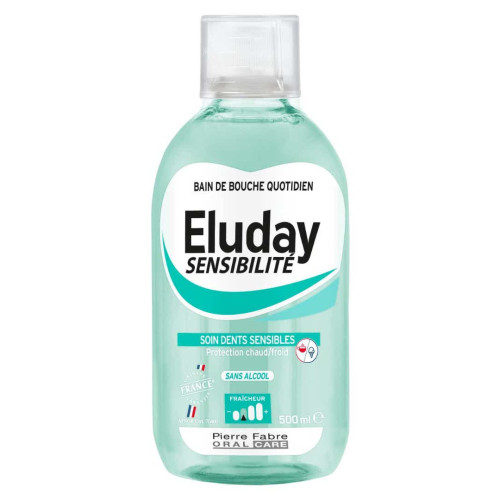 Pierre Fabre Eluday Bain Bouche 500ml - Dents Sensibles Renforcées