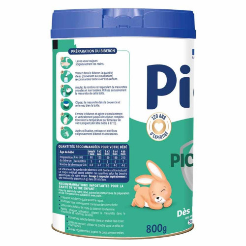 PICOT Lait Expert Picogest 1er âge 800g - Nutrition optimale 0-6 mois