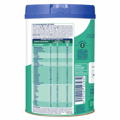 PICOT Lait Expert Picogest 1er âge 800g - Nutrition optimale 0-6 mois