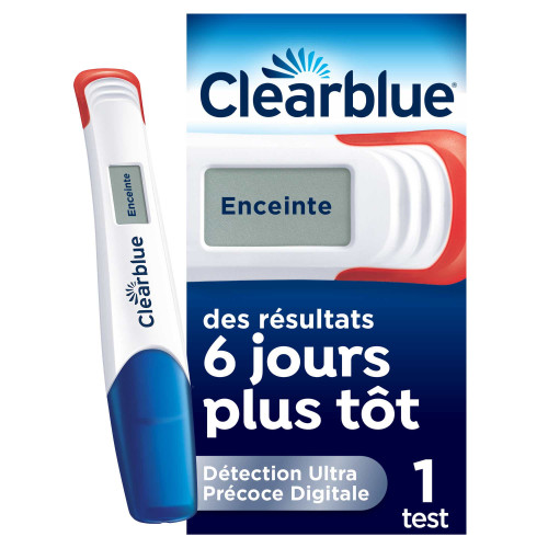 Clearblue Test Ultra Précoce Digital 1 Test - Détecte Grossesse