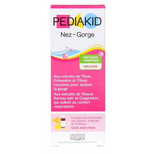 PEDIAKID Nez-Gorge 125mL: Apaise et dégage vos voies respiratoires