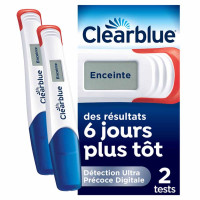 Clearblue Test Ultra Précoce 2 Tests - Détecte 6 Jours Plus Tôt