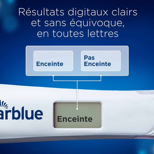 Clearblue Test Ultra Précoce 2 Tests - Détecte 6 Jours Plus Tôt