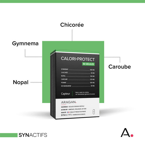 ARAGAN Calori Protect 30 gélules - Capteur graisses et sucres bio