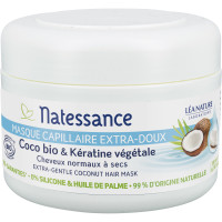Natessance Masque Coco-Bio & Kératine 200ml - Douceur et Souplesse