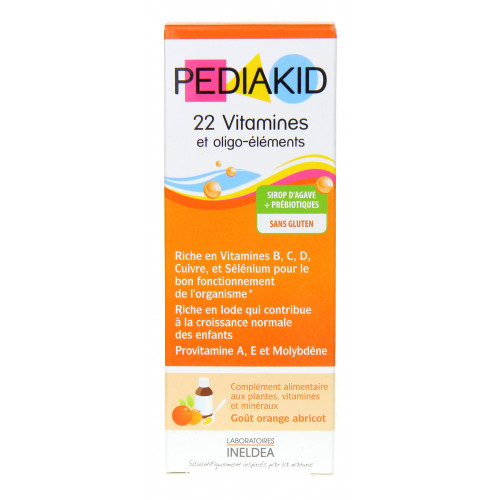 Ineldea Pediakid 22 Vitamines 125mL - Booste l'immunité des enfants