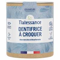 Natessance Dentifrice Croquer Aloé Vera 80 Comprimés - Blanchissant