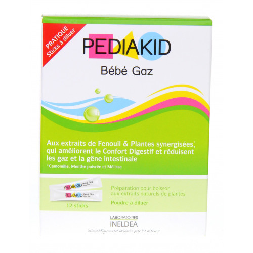 Pediakid Bébé Gaz 12 sticks à diluer