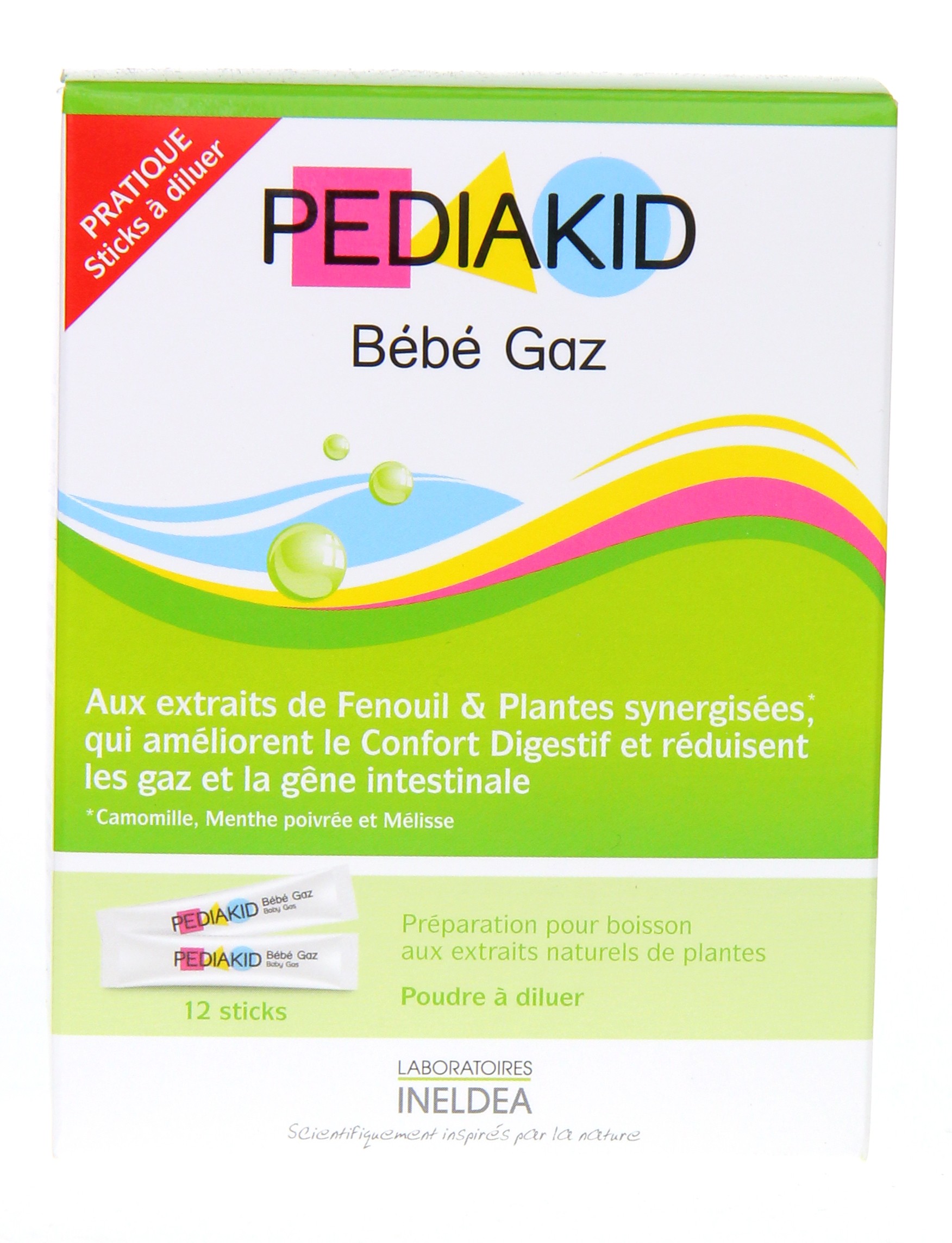 Pediakid bébé gaz stick B/12