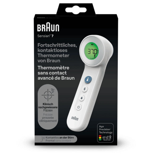 BRAUN Thermomètre BNT 400 - Mesure précise sans contact
