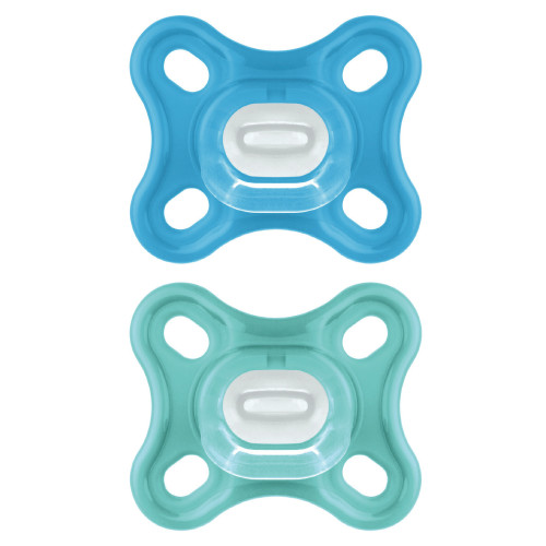 MAM Comfort 2 Sucettes Silicone 0+ Mois - Apaisantes, Orthodontiques