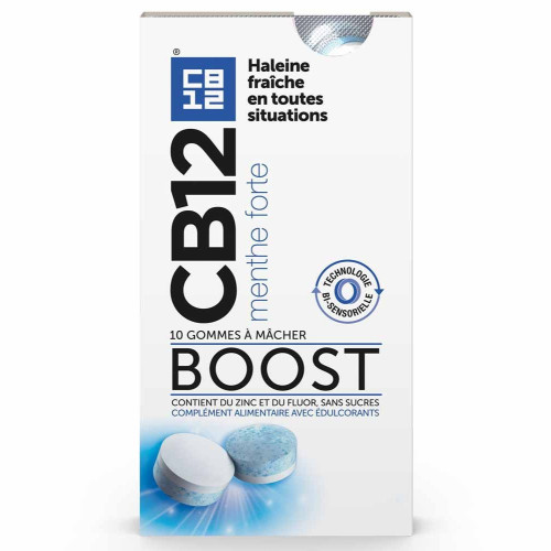 VIATRIS Boost Strong Mint 10 Gommes - Haleine Fraîche