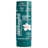 Dermophil Indien Stick Lèvres Tiaré Bio 4g - Hydrate et Protège