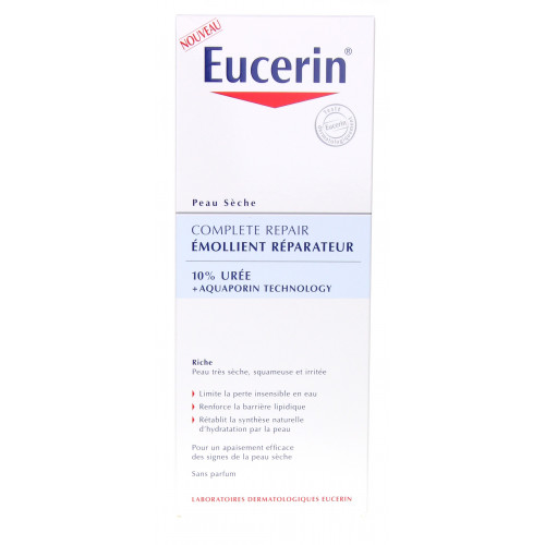 Eucerin Complete Repair 400mL - Hydrate et Apaise Peaux Sèches