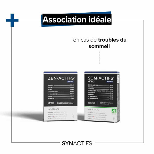 ARAGAN Synactifs Zenactifs 30 gélules - Réduit stress et fatigue